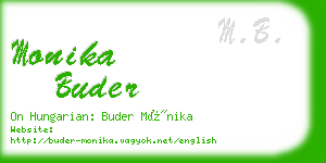 monika buder business card